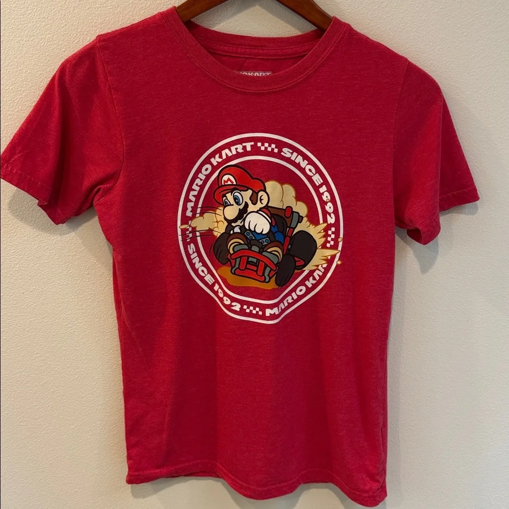 Red Mario Kart Graphic T-Shirt